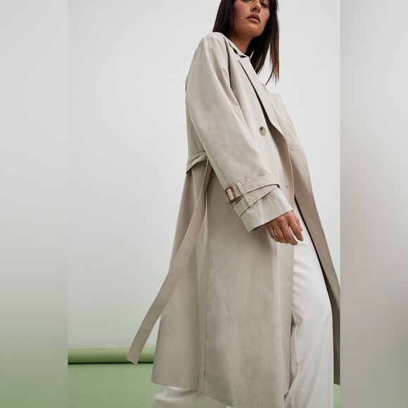 NA-KD Double Buttoned Trench coat - Picture 3 of 9